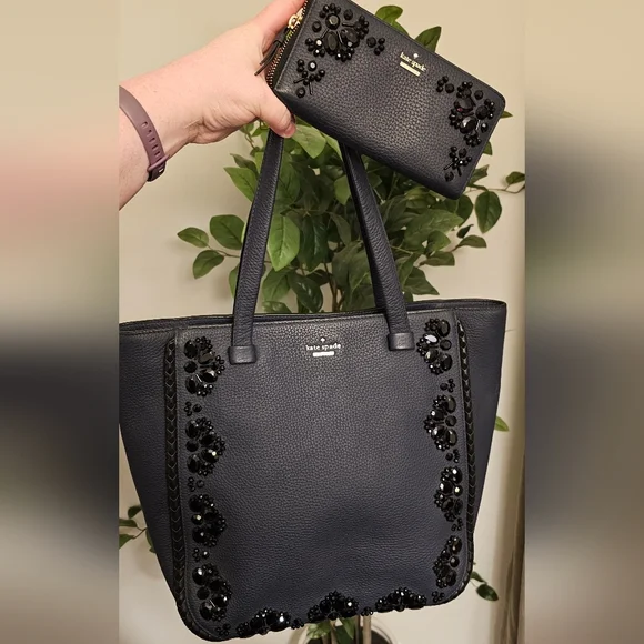 Kate Spade Anderson Way Dorna Oceano Shoulder Bag with Wallet - Picture 1 of 12